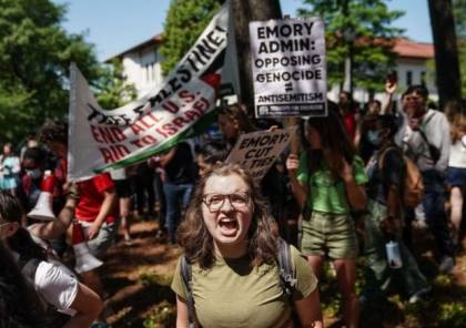 احتجاجات لليوم العاشر بجامعات أمريكية تضامنا مع فلسطين.. وإدانات لقمع الشرطة “الهمجي”