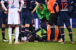 فيديو.. إصابة قوية لنيمار في مباراة فريقه أمام ليون في الدوري