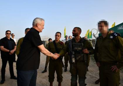 غانتس خلال جولة في فرقة غزة: لن يكون هناك تسامح بشأن مسألة الهجمات