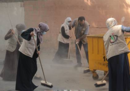تنظيم حملات تطوعية لتنظيف شوارع خان يونس