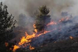 الاحتلال يمنع الدفاع المدني من إخماد حريق شرق بيت لحم