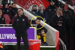 شاهد: رونالدو يخرج غاضبا من مباراة برينتفورد