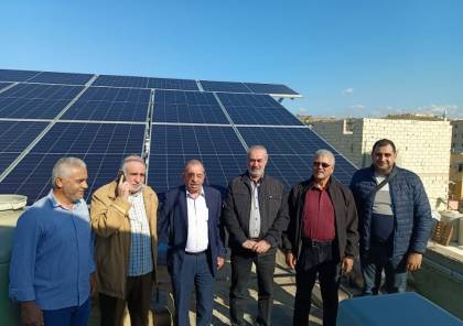  إنجاز مشروع الطاقة الشمسية لتشغيل مضخات آبار مياه في مخيم عين الحلوة  