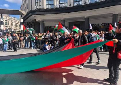 احياء يوم الأسير الفلسطيني في بروكسل  
