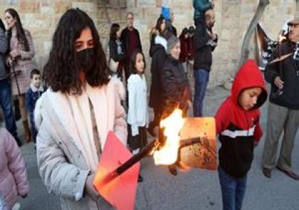 انطلاق مسيرة الشموع السنوية في بيت ساحور