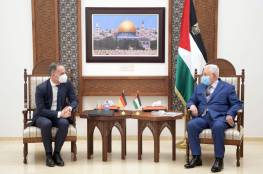 تفاصيل لقاء الرئيس عباس و وزير الخارجية الألماني هايكو ماس