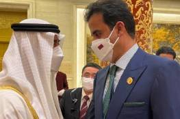 شاهد: أمير قطر يلتقي ولي عهد أبو ظبي لأول مرة منذ الأزمة الخليجية