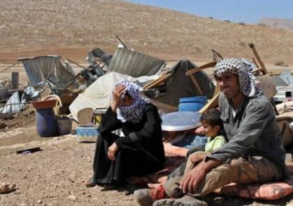 الاحتلال يُخطر 5 عائلات بإخلاء وإزالة عدد من الخيام بمسافر يطا
