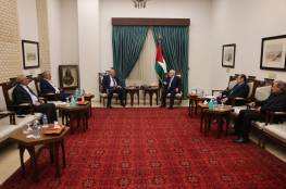 الرئيس عباس يستقبل وزير العمل في رام الله