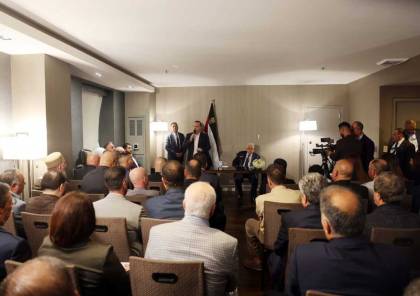 الرئيس عباس يلتقي قادة الجالية الفلسطينية في الولايات المتحدة