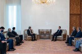 تقرير: بن زايد حمل دعوة رسمية للرئيس السوري لزيارة الامارات