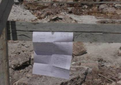 الاحتلال يخطر بوقف البناء في منزل شمال نابلس