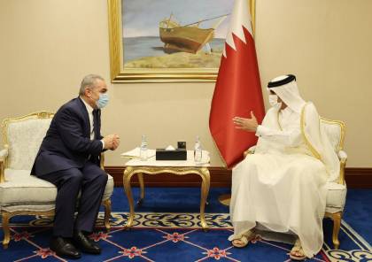 رئيس الوزراء يلتقي نظيره القطري: بحثا آلية جديدة لاستقدام الفلسطينيين للعمل بقطر