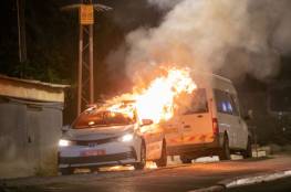 رام الله: الشرطة تكشف ملابسات جريمة إحراق 4 مركبات 