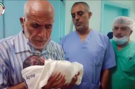 رفح: مواطن يرزق بمولوده الأول بعد 43 عاما من الانتظار (فيديو)