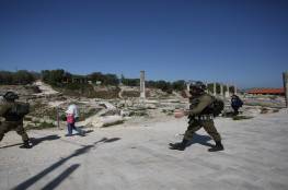 مستوطنون يقتحمون الموقع الأثري في سبسطية 