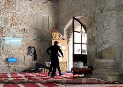 قوات الاحتلال تقتحم مصلى باب الرحمة داخل المسجد الأقصى المبارك