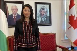 السفيرة هالة أبو حصيرة تقدم أوراق اعتمادها للرئيس الفرنسي