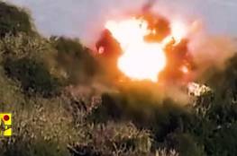 "حزب الله" يعرض مشاهد من استهدافه لدبابة إسرائيلية (فيديو)