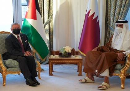 الملك عبد الله الثاني يجري مباحثات مع أمير قطر في الدوحة