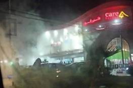 غزة: حريق في مول "كيرفور" والدفاع المدني يكشف تفاصيله!!