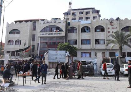 الهلال الأحمر: الاحتلال أجبر الطواقم العاملة والجرحى في مستشفى الأمل على إخلائه