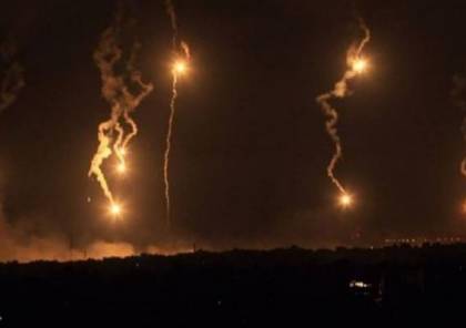 جيش الاحتلال يُطلق قنابل إضاءة شمال القطاع بزعم رصد محاولة تسلل