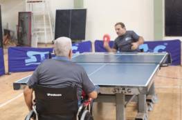 البارالمبية تفتتح بطولة فردي الطاولة في غزة