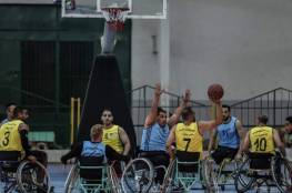 افتتاح دوري كرة السلة للكراسي المتحركة السادس في غزة