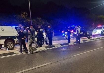 إصابة 4 عناصر من الشرطة الإسرائيلية دهسا واستشهاد شاب من الطيرة