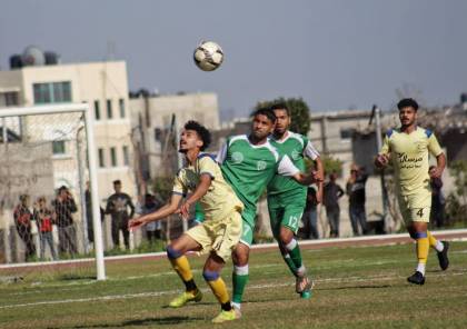 5 مباريات في دوري غزة الأحد