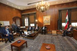 تفاصيل اجتماع وفد مركزية "فتح" برئاسة الرجوب مع رئيس مجلس النواب اللبناني