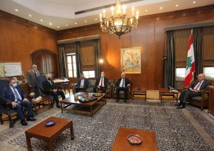 تفاصيل اجتماع وفد مركزية "فتح" برئاسة الرجوب مع رئيس مجلس النواب اللبناني