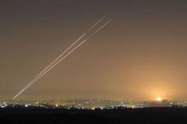 رشقات صاروخية تجاه مستوطنات غلاف غزة