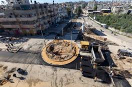 بلدية غزة تنجز الأعمال الرئيسة لمشروع تطوير دوار دولة 