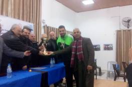 الباز يتوّج بلقب بطولة "فلسطين" لكرة الطاولة