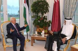 تفاصيل الاتصال بين الرئيس عباس وأمير قطر