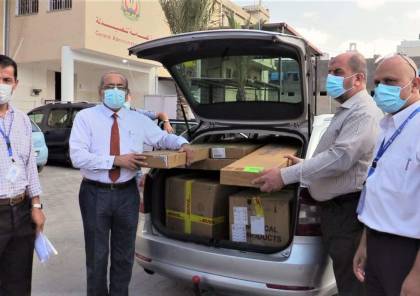 الصحة بغزة تتسلم 10 أجهزة لصالح مرضى الجهاز التنفسي المصابين بـ "كورونا"