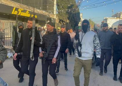 مسيرة في جنين ومخيمها تنديدا بجريمة الاحتلال في نابلس