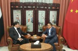 السفير عبد الهادي يبحث مع السفير الصيني لدى سوريا آخر التطورات