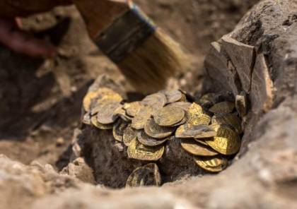 صور: الاحتلال يعثر على 44 قطعة ذهبية بيزنطية في بانياس