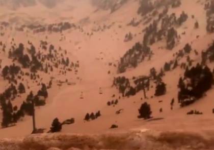 صور وفيديو: رمال الصحراء الكبرى تغطي ثلوج أوروبا