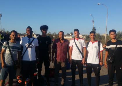 7 لاعبين يغادرون قطاع غزة 