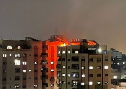 غزة: الدفاع المدني يتمكن من السيطرة على حريق اندلع في شقة سكنية (فيديو)