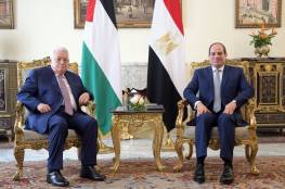 الرئيس عباس يغادر جمهورية مصر العربية 