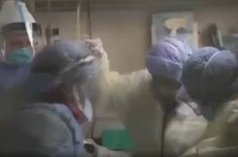 فيديو.. مشاهد قاسية لمصابين بفيروس كورونا في قطاع غزة يرقدون في العناية المكثفة