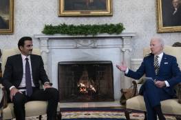 أمير قطر يتلقى اتصالا من بايدن استعرضا فيه مجريات تنفيذ الهدنة الإنسانية في غزة