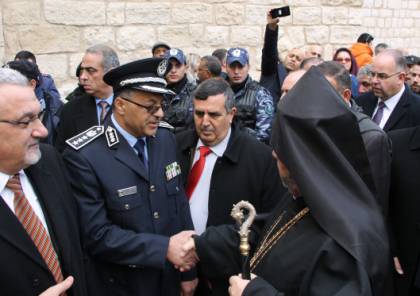 بيت لحم: الشرطة تؤمن و تشارك بإستقبال بطريرك طائفة الارمن 