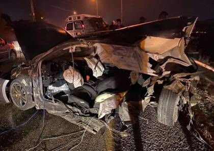 بالصور.. وفاة مواطن وعدّة إصابات خطيرة بحادث سير مروع في رام الله