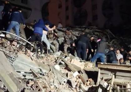صور: ارتفاع ضحايا الزلزال المدمر في سوريا وتركيا إلى 1785 شخصا